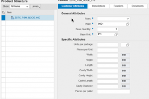 Product Structure Management - Customer Attributes